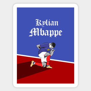 Mbappe FRA 22 Football Celebration Sticker